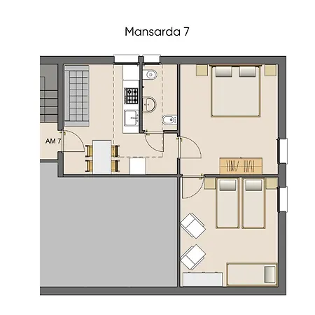 Mansarda 7 Trilocale, Bafile241 - 2' Piano No Ascensore - Adria - Family לידו די ג'סולו